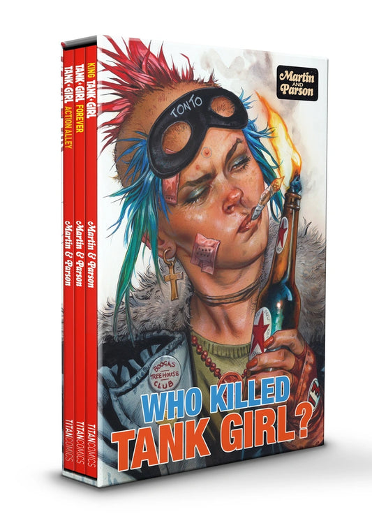 Who Killed Tank Girl Slipcase Set Direct Market Edition Brett Parson Cvr (Mr) [HC]