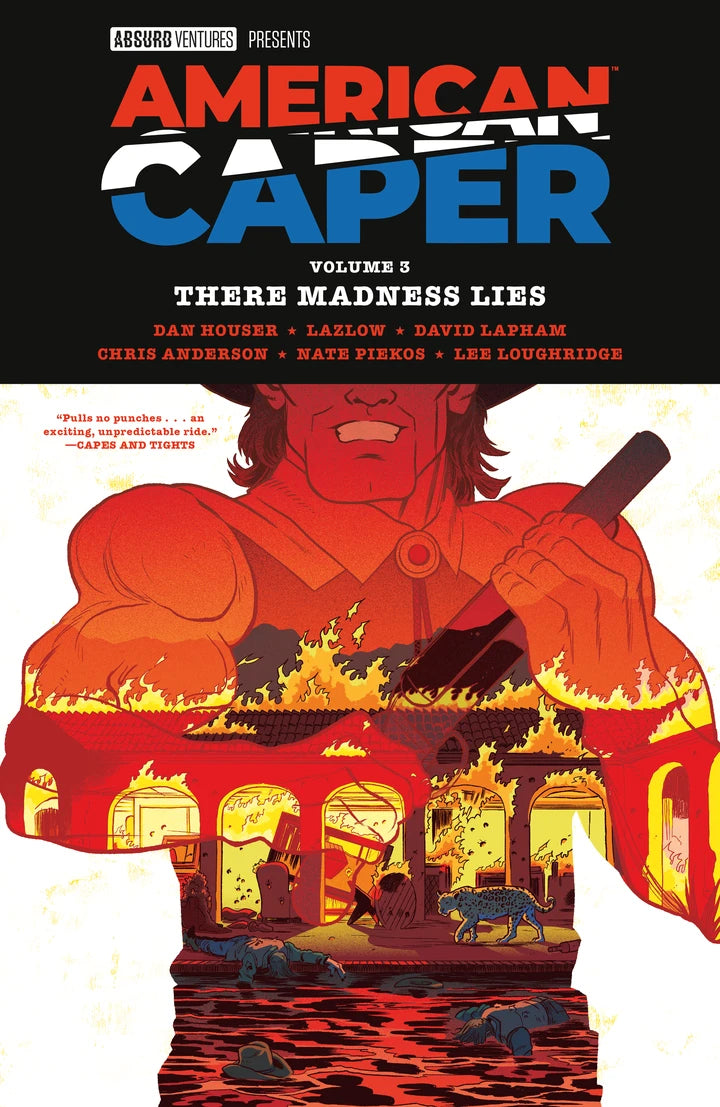 American Caper Volume 3: There Madness Lies [TP] Cover