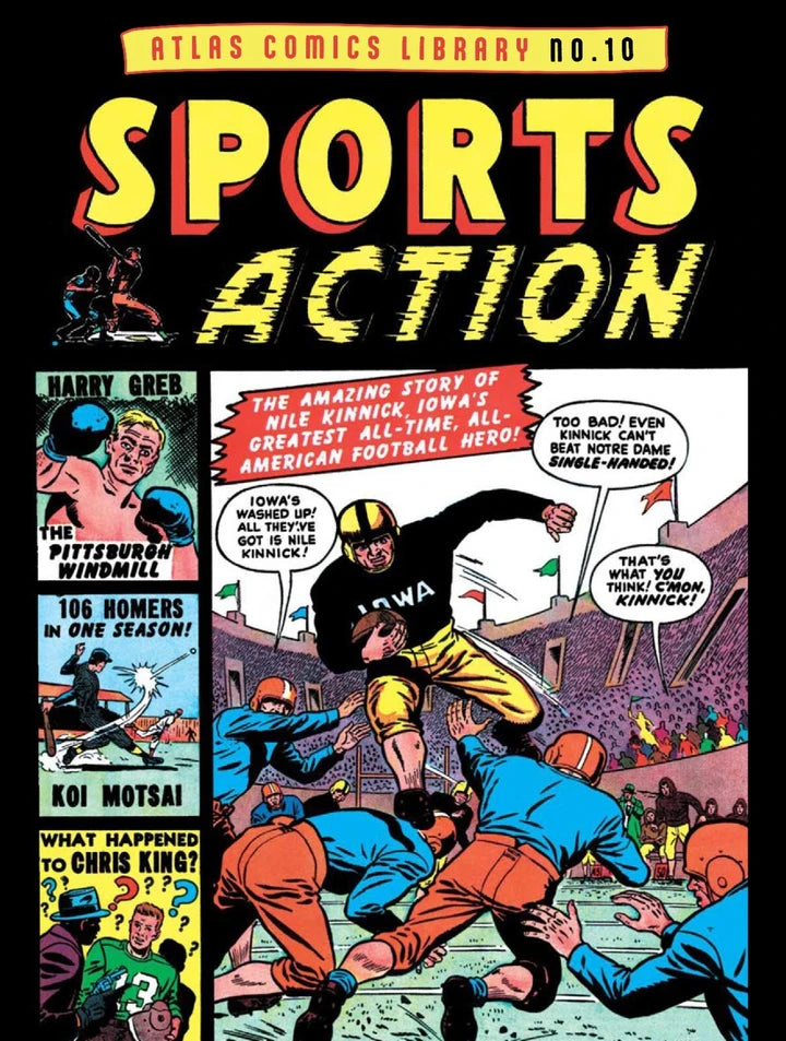 Atlas Comics Library No 10 Sports Action (Mr) [HC] Cover