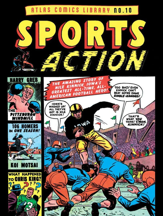 Atlas Comics Library No 10 Sports Action (Mr) [HC] Cover