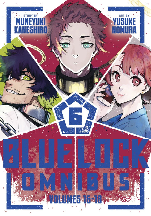 Blue Lock Omnibus 6 (Vol. 16-18) [TP] Cover