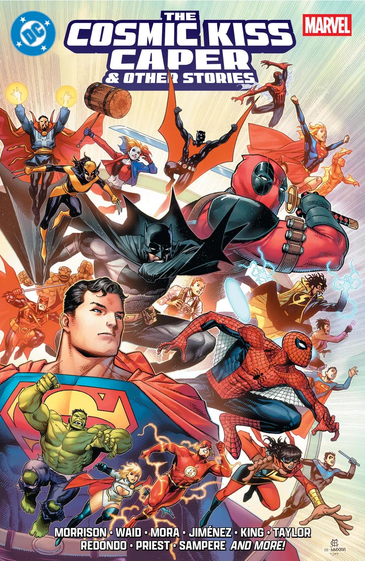 Dc/Marvel: The Cosmic Kiss Caper & Other Stories [HC] Cover