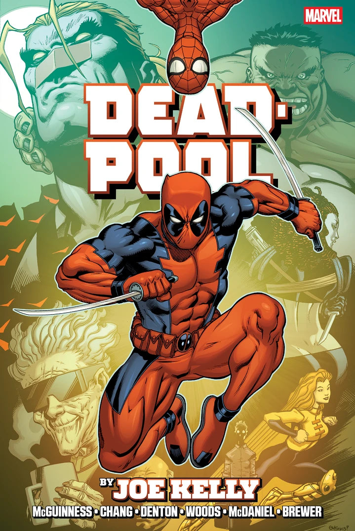 Deadpool By Joe Kelly Omnibus Ed Mcguinness Montage Cover [New Printing] [HC] Cover