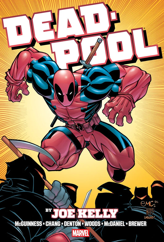 Deadpool By Joe Kelly Omnibus Ed Mcguinness Ninja Cover [New Printing, Dm Only] [HC] Cover