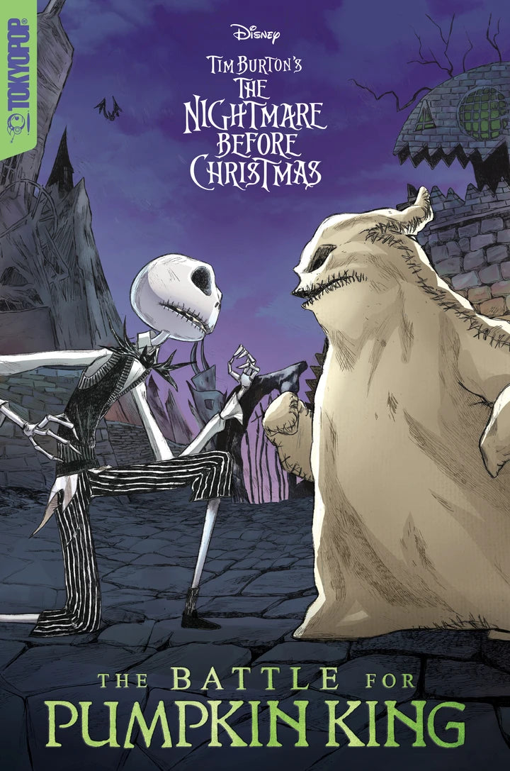 Disney Manga: Tim Burton'S The Nightmare Before Christmas - The Battle For Pumpkin King [HC] Cover