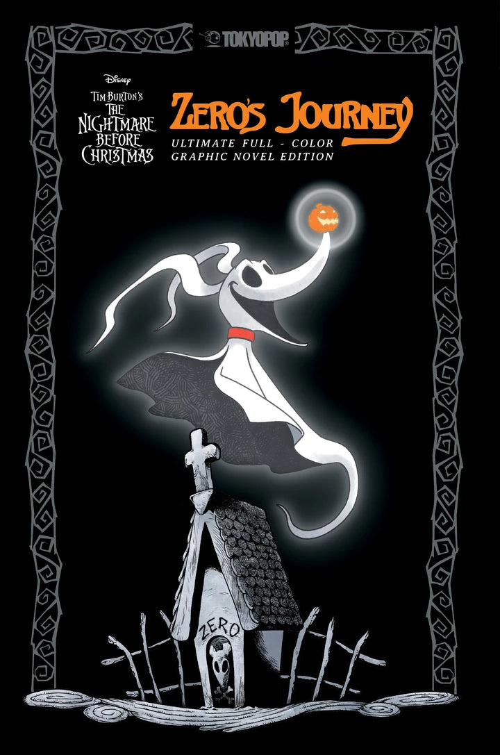 Disney Manga: Tim Burton'S The Nightmare Before Christmas - Zero'S Journey (Ultimate Full-Color Graphic Novel Edition With Sprayed Edges) [HC] Cover