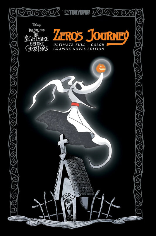 Disney Manga: Tim Burton'S The Nightmare Before Christmas - Zero'S Journey (Ultimate Full-Color Graphic Novel Edition With Sprayed Edges) [HC] Cover