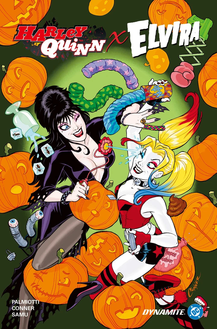 Harley Quinn X Elvira [TP] Cover