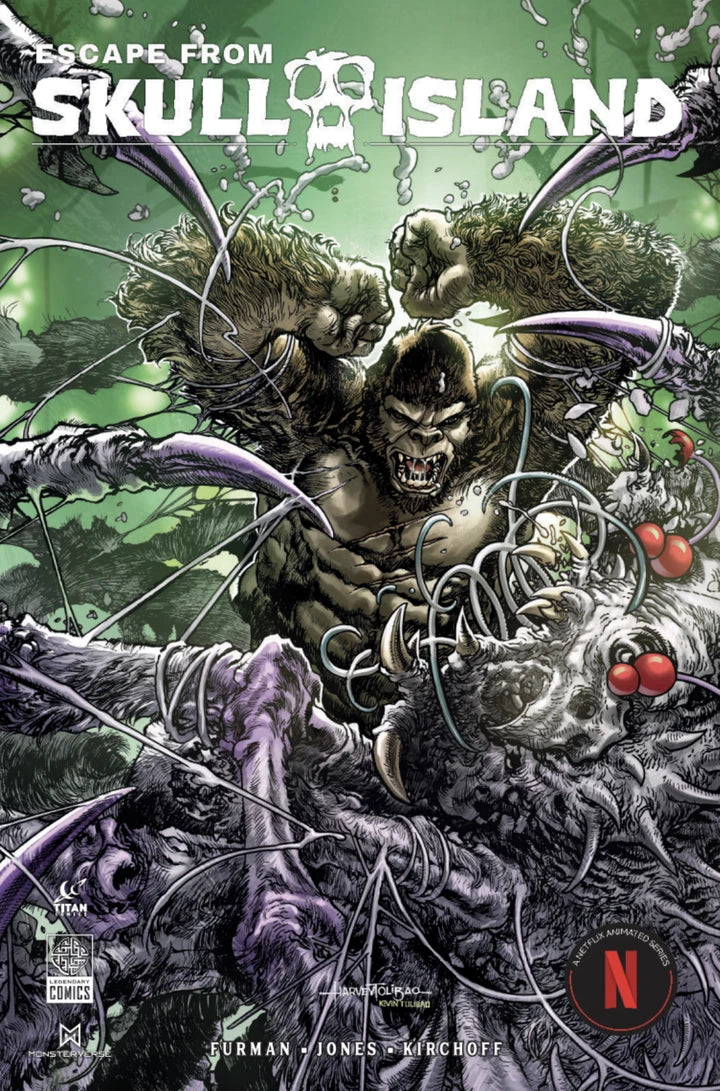 Escape From Skull Island Direct Market Edition Harvey Tolibao Cvr [TP] Cover