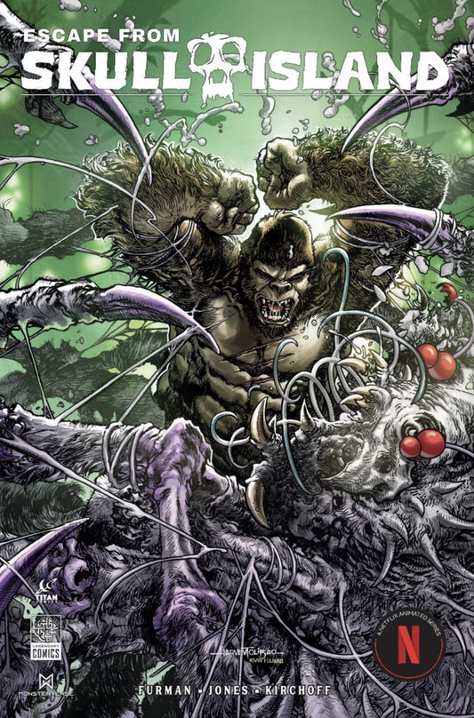 Escape From Skull Island Direct Market Edition Harvey Tolibao Cvr [TP] Cover
