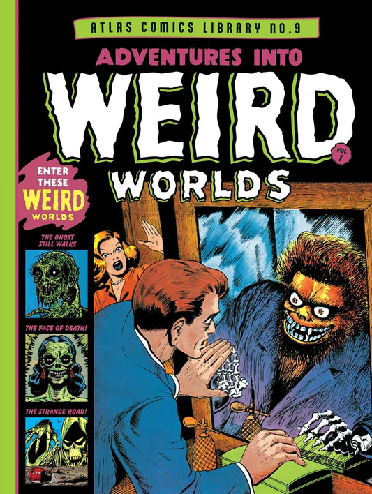 Atlas Comics Library No 09 Adventures Into Weird Worlds Vol 01 (Mr) [HC] Cover