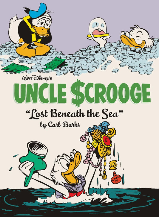 Walt Disneys Uncle Scrooge Vol 30 Lost Beneath The Sea The Complete Carl Barks Disney Library [HC] Cover