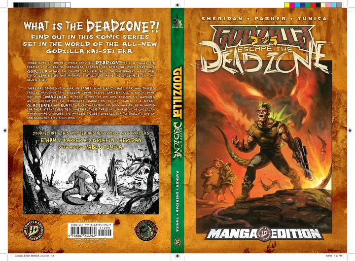Godzilla: Escape The Deadzone [Kai-Sei Era]--Manga Style Edition [TP] Cover