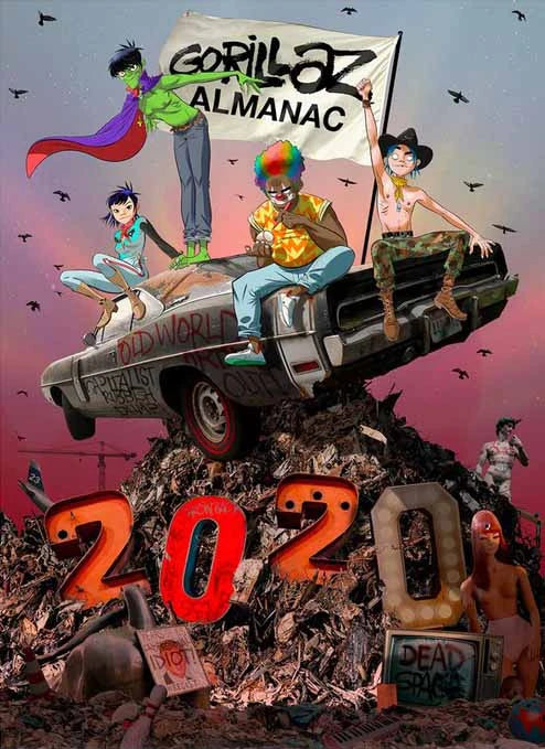 Gorillaz Almanac [HC] Cover