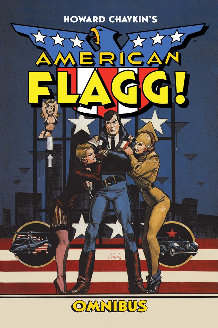 Howard Chaykins American Flagg Omnibus Direct Market Exclusive (Mr) [HC] Cover
