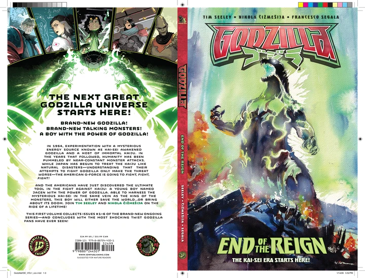 Godzilla [Kai-Sei Era]: End Of The Reign [TP] Cover
