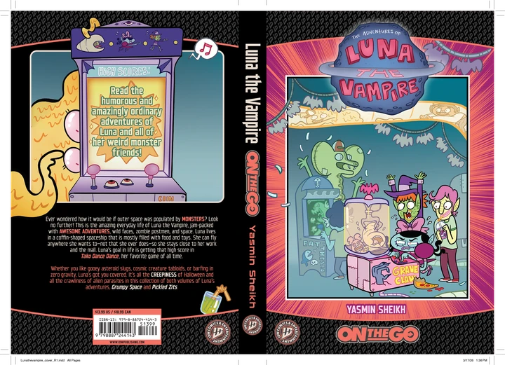 Luna The Vampire: On The Go [TP] Cover