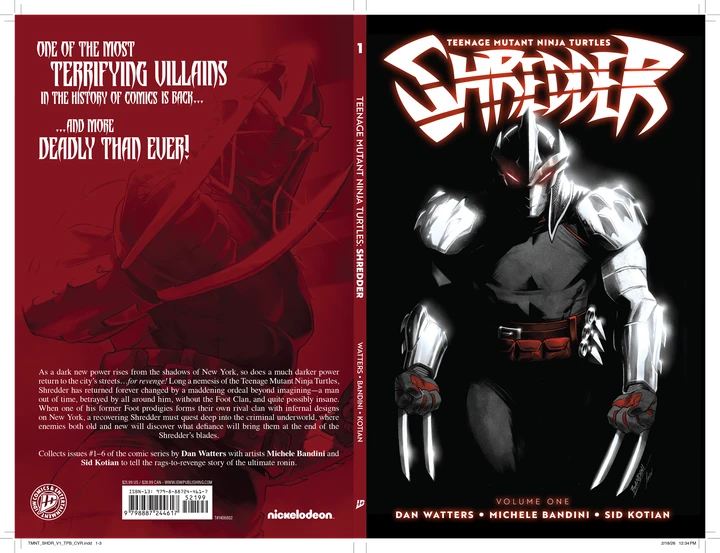 Teenage Mutant Ninja Turtles: Shredder, Vol. 1 [TP] Cover