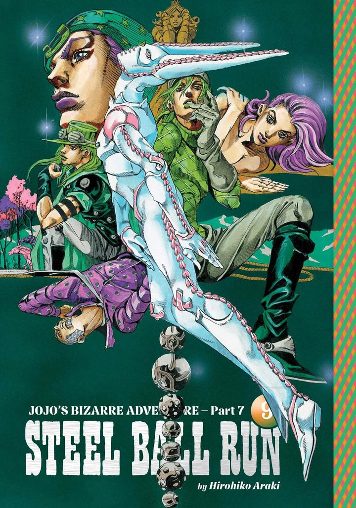 Jojos Bizarre Adventure Part 7 Steel Ball Run Vol 09 [HC] Cover