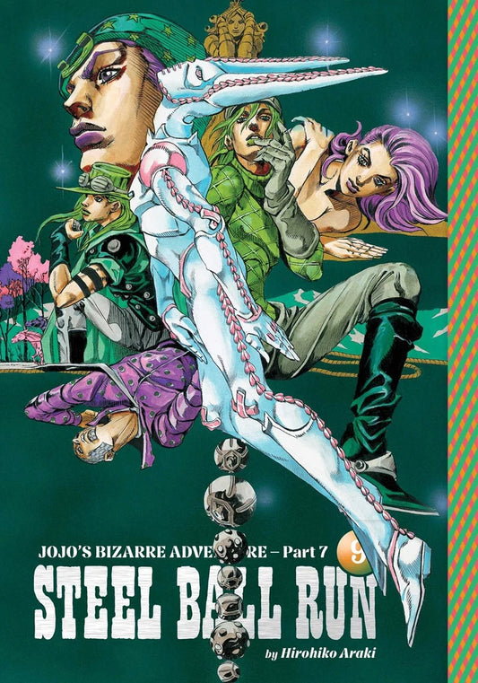 Jojos Bizarre Adventure Part 7 Steel Ball Run Vol 09 [HC] Cover