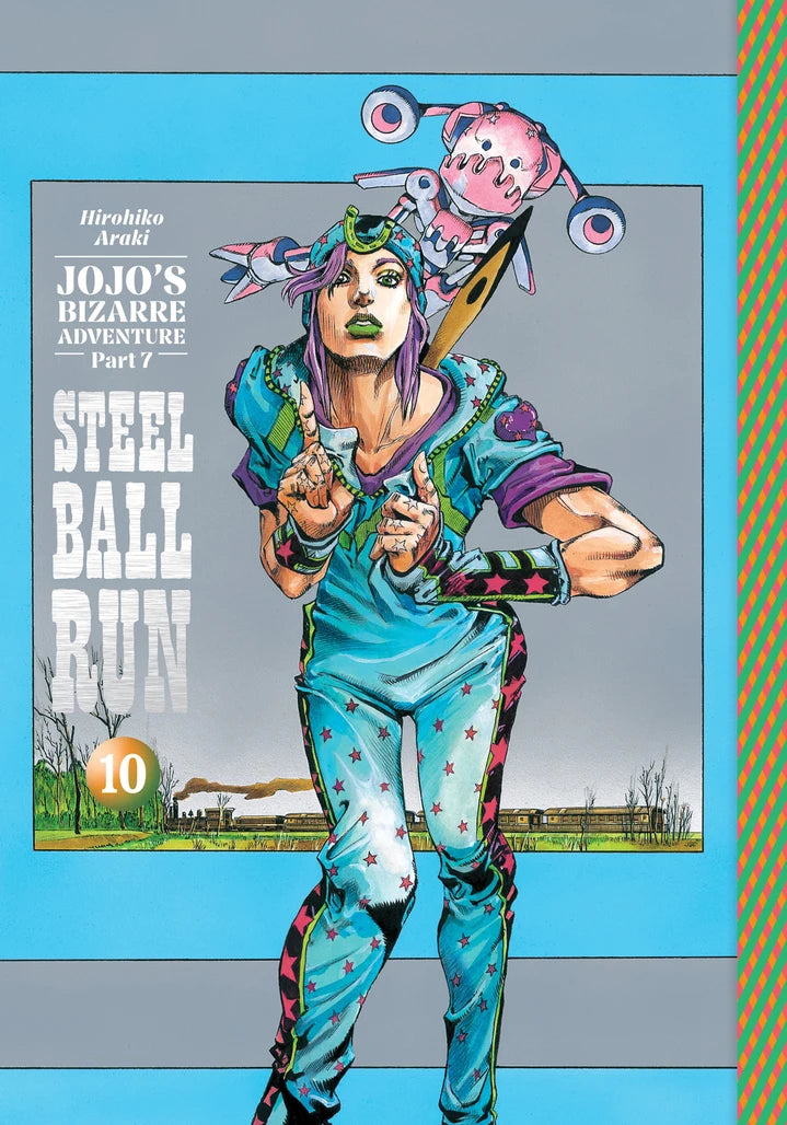 Jojos Bizarre Adventure Part 7 Steel Ball Run Vol 10 [HC] Cover
