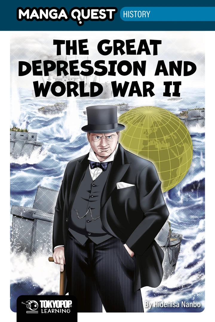 Manga Quest History: The Great Depression And Wwii () [HC] Cover