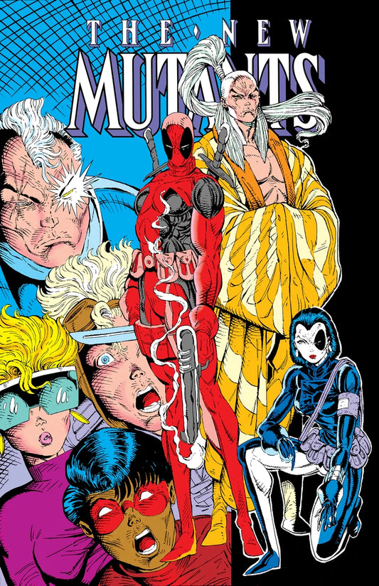 New Mutants Omnibus Vol. 4 Rob Liefeld Deadpool Cover [Dm Only] [HC] Cover
