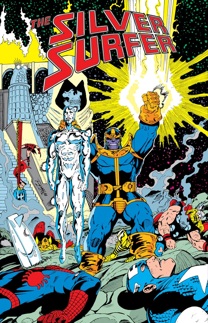 Silver Surfer: The Infinity Gauntlet Omnibus Ron Lim Infinity Gauntlet Cover [HC] Cover