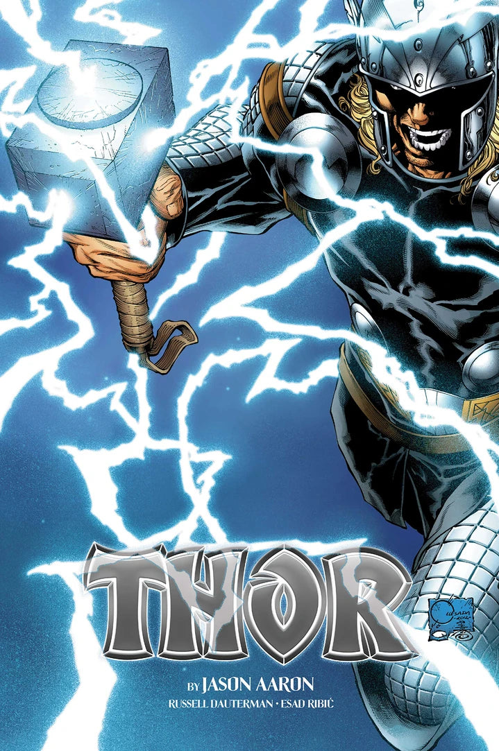 Thor By Jason Aaron Omnibus Vol. 1 Joe Quesada Cover [New Printing, Dm Only] [HC] Cover