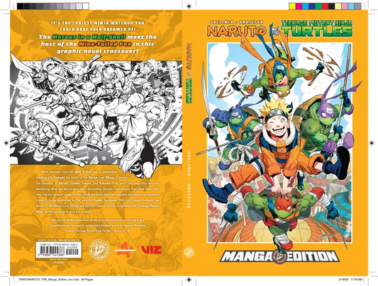 Naruto X Teenage Mutant Ninja Turtles - Manga Style Edition [TP] Cover