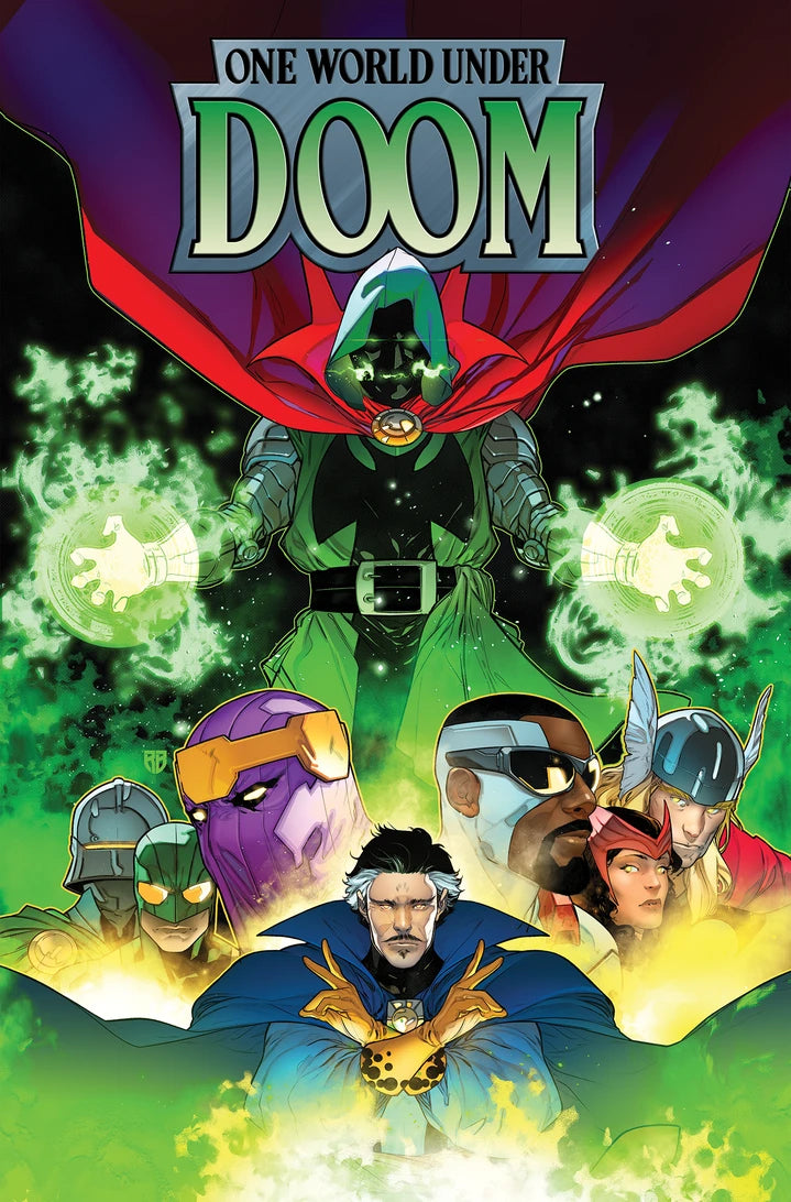 One World Under Doom Omnibus R. B. Silva Cover [Dm Only] [HC] Cover