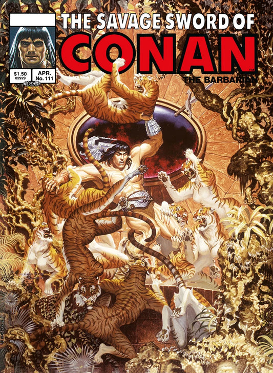 Savage Sword Of Conan Original Comics Omnibus Vol 08 Regular Edition Stephen Hickman (Mr) [HC] Cover