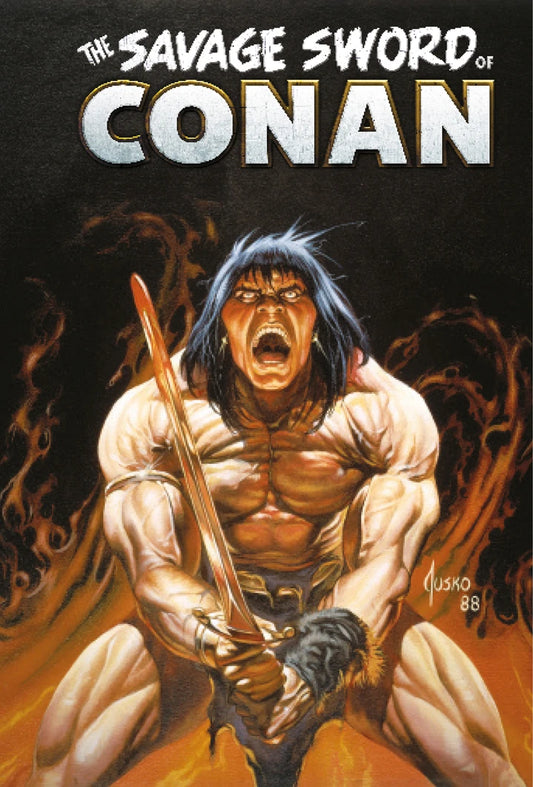 Savage Sword Of Conan The Original Comics Omnibus Vol 12 Jusko Regular Edition (Mr) [HC] Cover