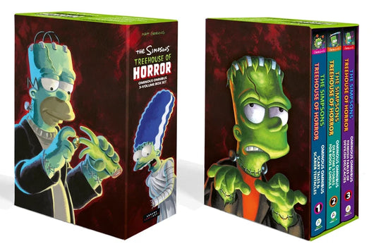 Simpsons Treehouse Of Horror Ominous Omnibus (3 Volume Box Set) [HC] Cover