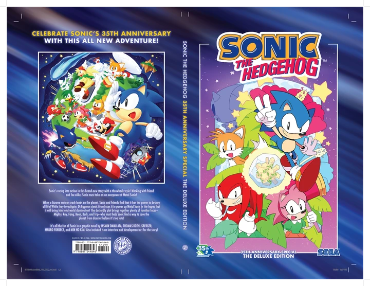 Sonic The Hedgehog: 35Th Anniversary Special - The Deluxe Edition [HC] Cover