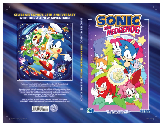 Sonic The Hedgehog: 35Th Anniversary Special - The Deluxe Edition [HC] Cover