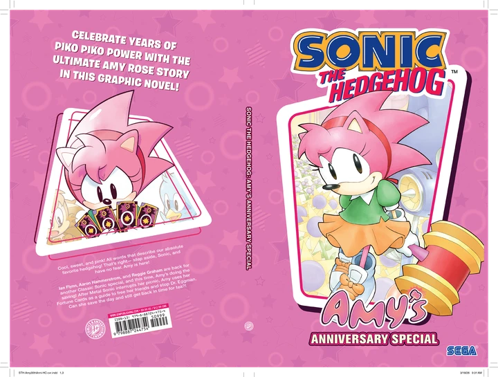 Sonic The Hedgehog: Amy'S Anniversary Special [HC] Cover