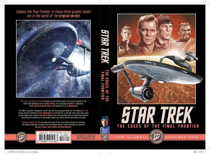 Star Trek: The Edges Of The Final Frontier - Idw Classic Collections [TP] Cover