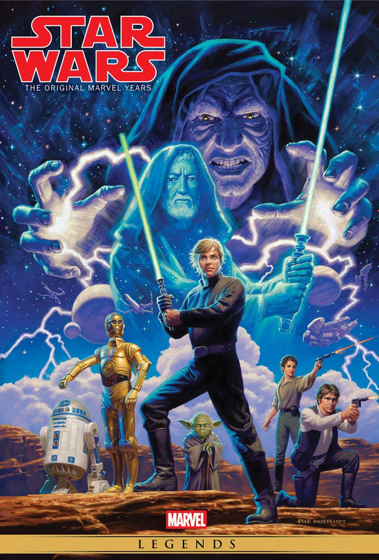 Star Wars: The Original Marvel Years Omnibus Vol. 3 Greg Hildebrandt Cover [New Printing, Dm Only] [HC] Cover