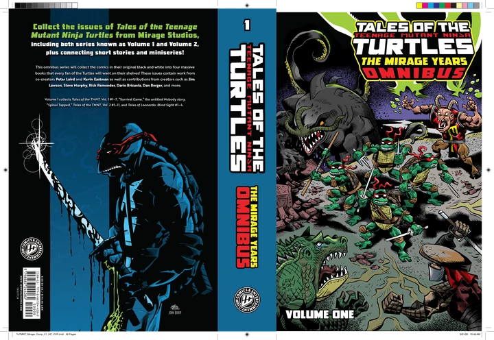 Tales Of The Teenage Mutant Ninja Turtles: The Mirage Years Omnibus, Vol. 1 [HC] Cover