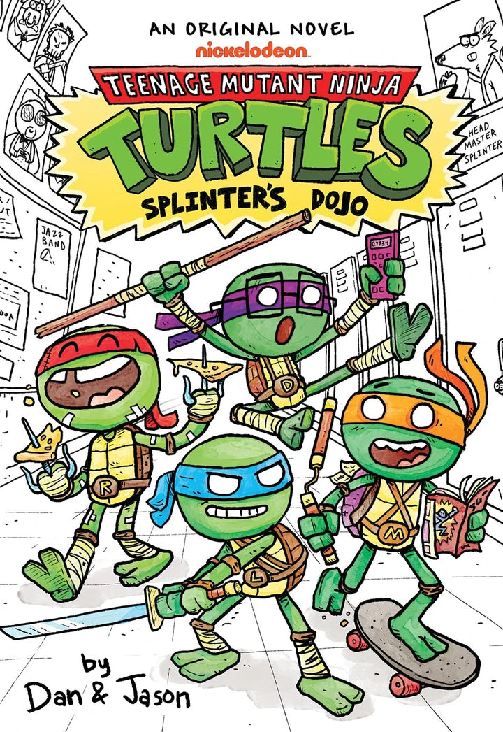 Teenage Mutant Ninja Turtle Illustrated Novel Vol 01 Splinters Dojo [TP] Cover