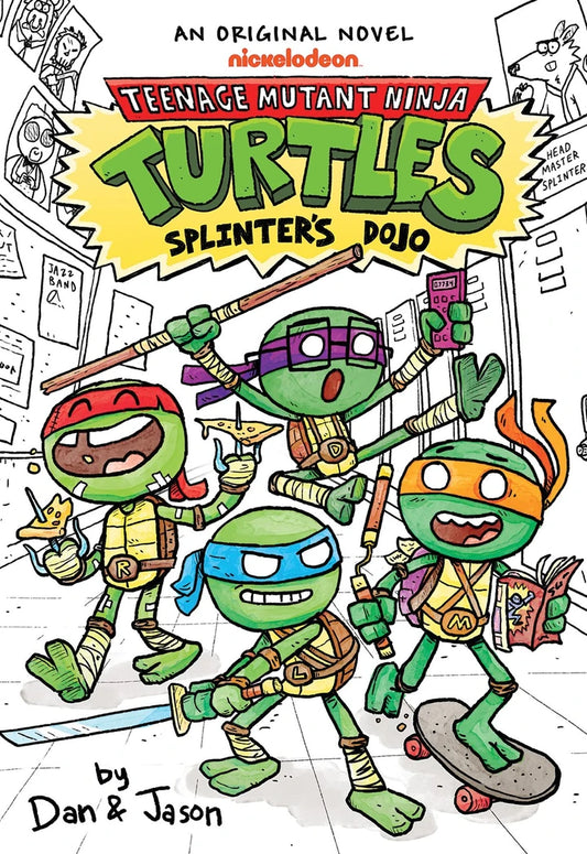 Teenage Mutant Ninja Turtle Illustrated Novel Vol 01 Splinters Dojo [TP] Cover