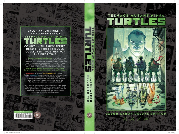 Teenage Mutant Ninja Turtles By Jason Aaron Deluxe Edition [HC] Cover