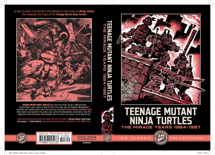 Teenage Mutant Ninja Turtles: The Mirage Years 1984-1987 - Idw Classic Collections [TP] Cover