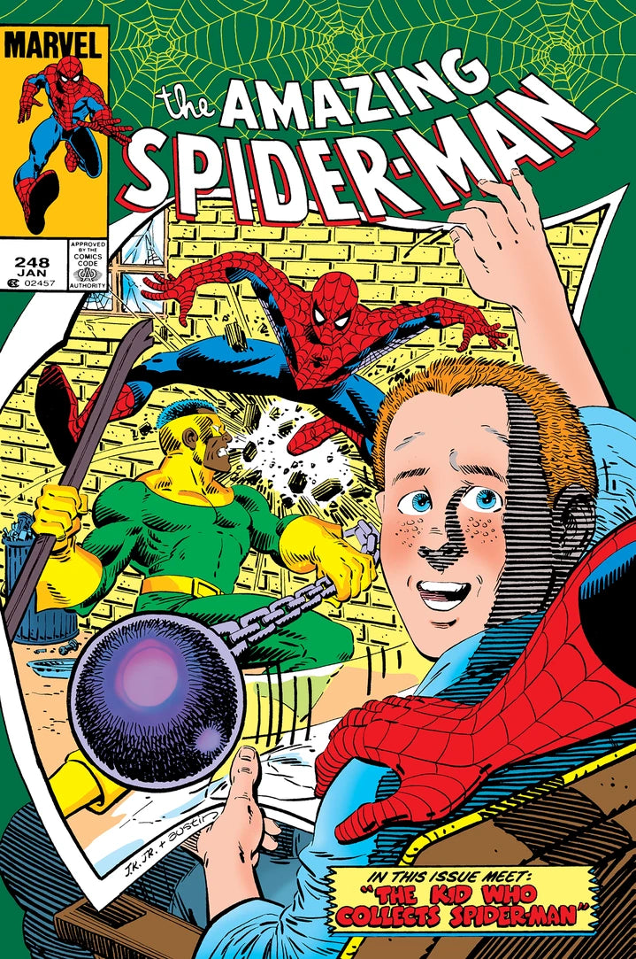 The Amazing Spider-Man Omnibus Vol. 8 John Romita Jr. Kid Who Collects Spider-Man Cover [Dm Only] [HC] Cover