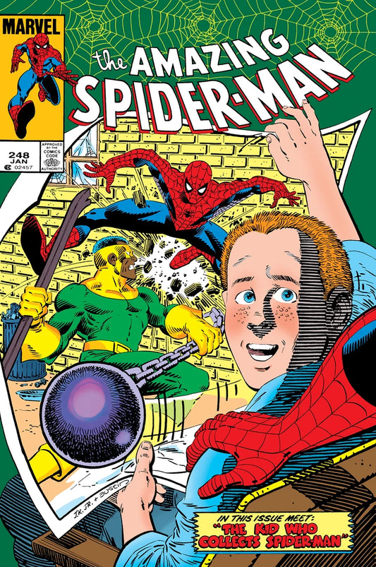 The Amazing Spider-Man Omnibus Vol. 8 John Romita Jr. Kid Who Collects Spider-Man Cover [Dm Only] [HC] Cover