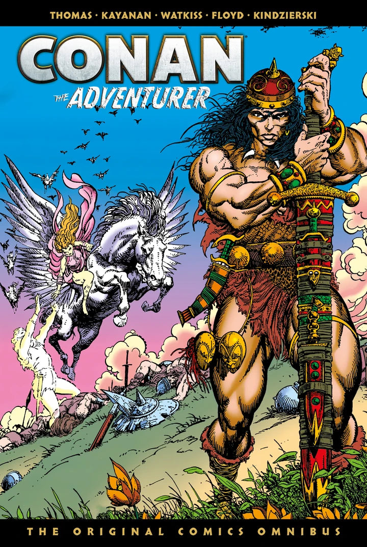 Conan The Adventurer The Original Years Omnibus Vol 01 Direct Market Edition Rafael Kayanan Cvr (Mr) [HC] Cover