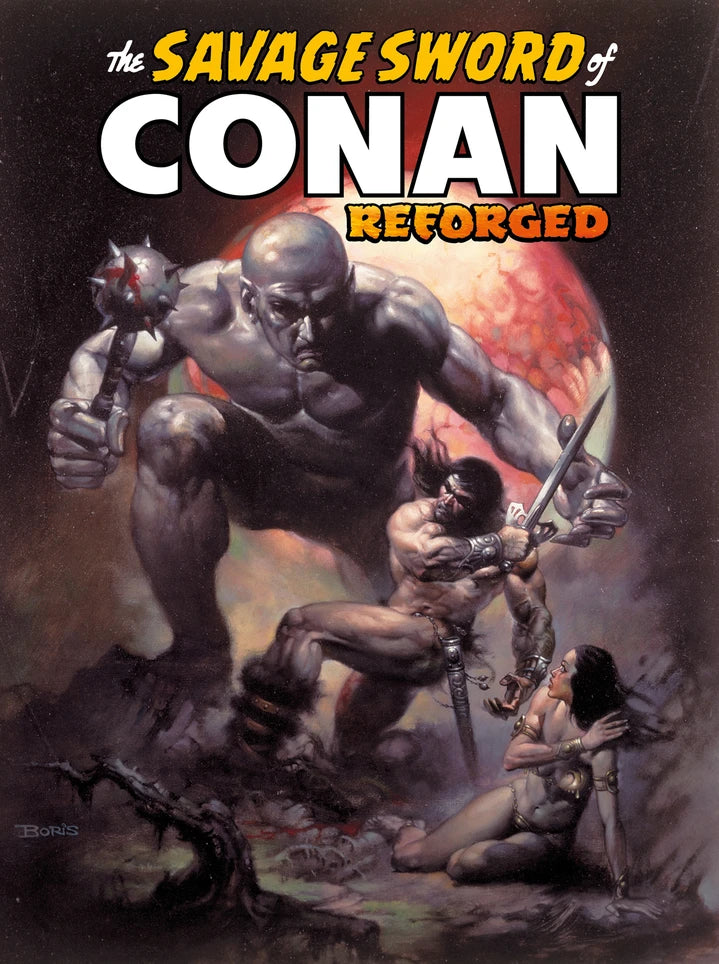 Savage Sword Of Conan Reforged Vol 01 Direct Market Edition Boris Valejo Cvr (Mr) [TP] Cover